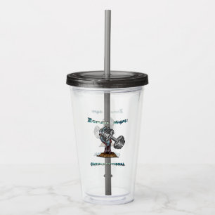 Zombie Gym: Cardio Optional Zombie Gym Acrylic Tumbler