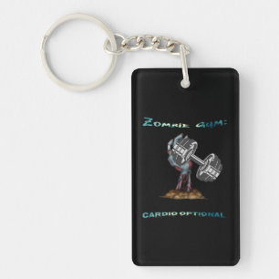 Zombie Gym: Cardio Optional Zombie Gym Key Ring
