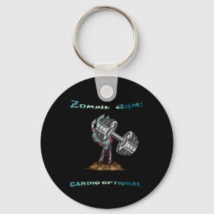 Zombie Gym: Cardio Optional Zombie Gym Key Ring