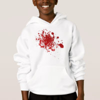 Zombie Halloween blood splatter scary bloody