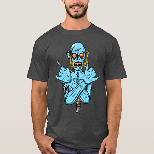 zombie halloween gift T-Shirt (Front)