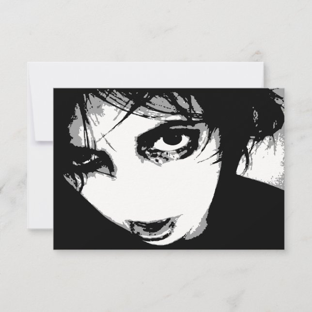 zombie halloween invitation (Front)