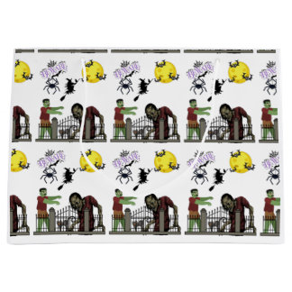 Zombie Halloween Land Large Gift Bag