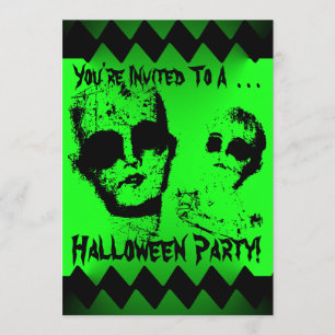 Zombie Halloween Party Invitation