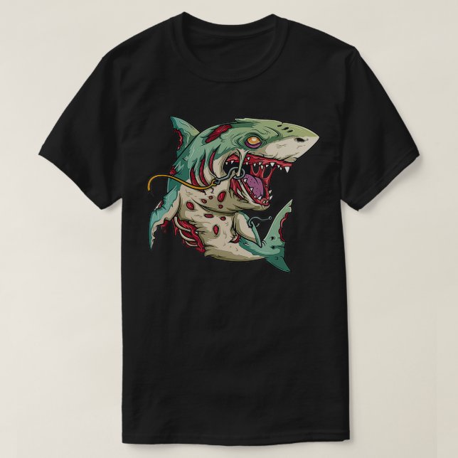 Zombie Halloween Party Outfit Gift For Surfers Kid T-Shirt (Design Front)