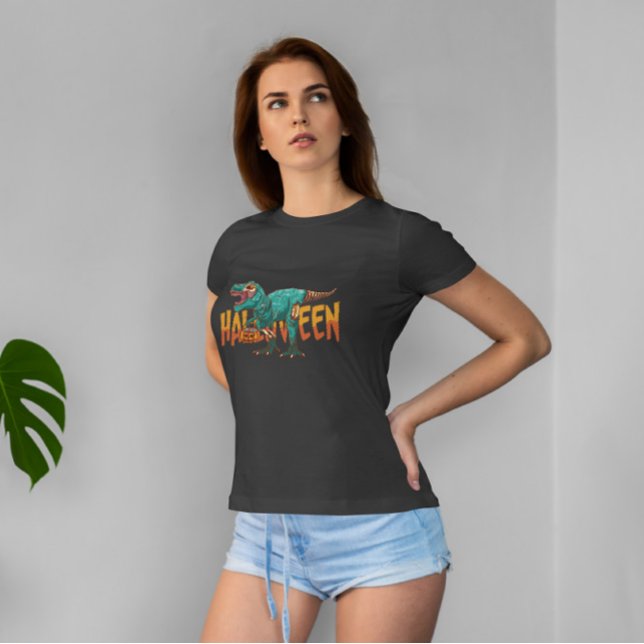 Zombie Halloween T Rex   T-Shirt (Creator Uploaded)