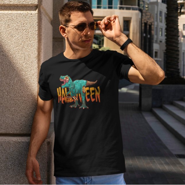 Zombie Halloween T Rex   T-Shirt (Creator Uploaded)
