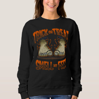 Zombie Halloween Trick Or Treat Cute Sweatshirt