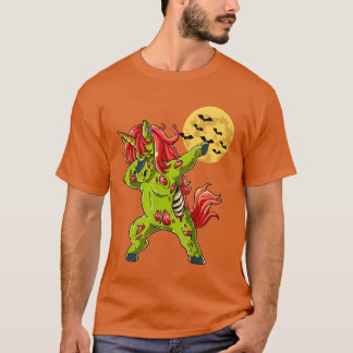 Zombie Halloween unicorn Halloween costume gifts f T-Shirt