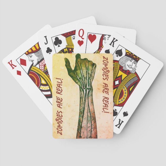 Zombie Hand Playing Cards (Back)