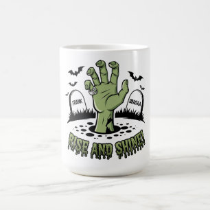 Zombie Hand Rising Halloween Design Fun and Spooky Coffee Mug
