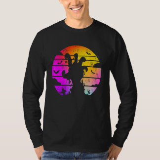 Zombie Hand Scary Colourful Halloween T-Shirt