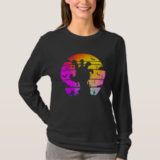 Zombie Hand Scary Colourful Halloween T-Shirt