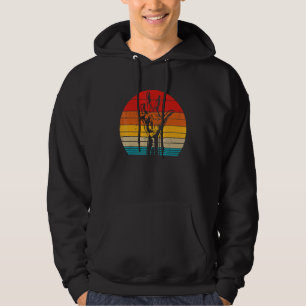 Zombie Hand Sunset Retro Halloween Costume Men Wom Hoodie