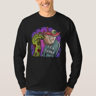 Zombie Hand Tea Time Spooky Halloween Costume T-Shirt