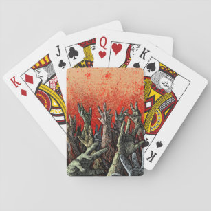 Zombie Hands playing cards
