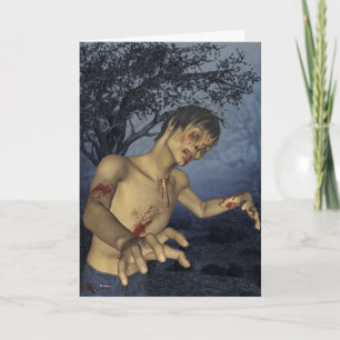 Zombie Happy Birthday Card