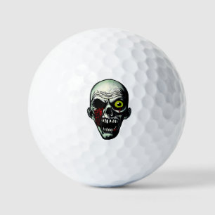 Zombie Head Golf Balls