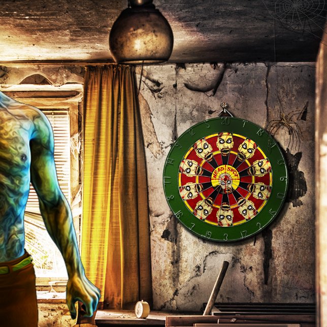 Zombie Head Shot Dartboard (Creator Uploaded)