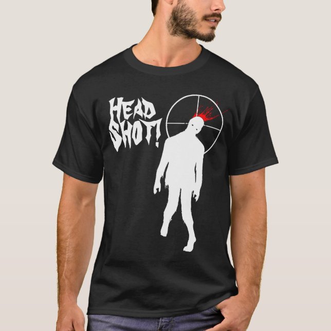 Zombie Head Shot! T-Shirt (Front)