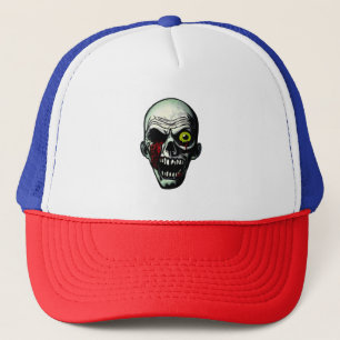 Zombie Head Trucker Hat