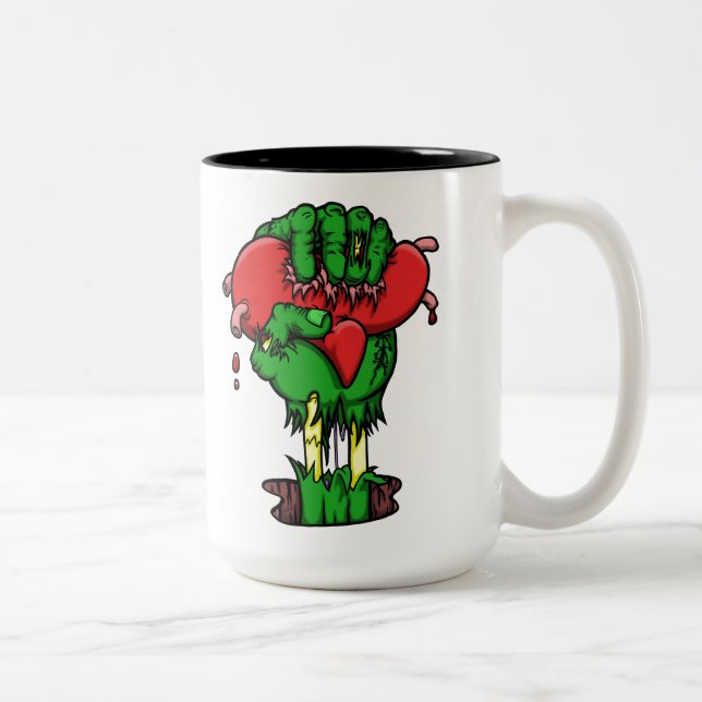 Zombie Heart Coffee Mug (Right)