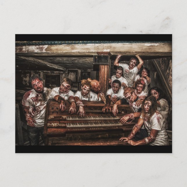 zombie hit parade postcard (Front)