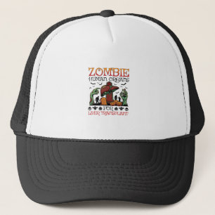 Zombie Human Organs Liver Transplant Halloween Gra Trucker Hat
