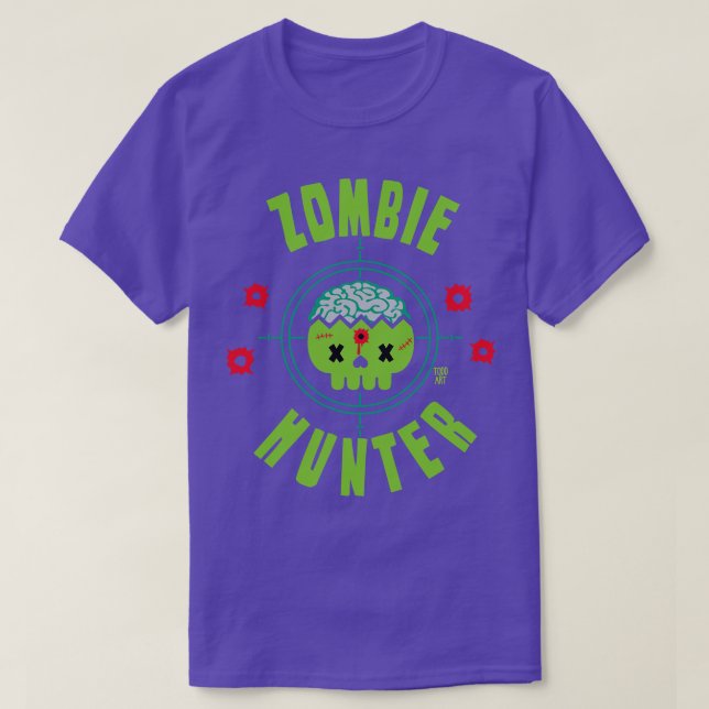 ZOMBIE HUNTER 1 T-Shirt (Design Front)