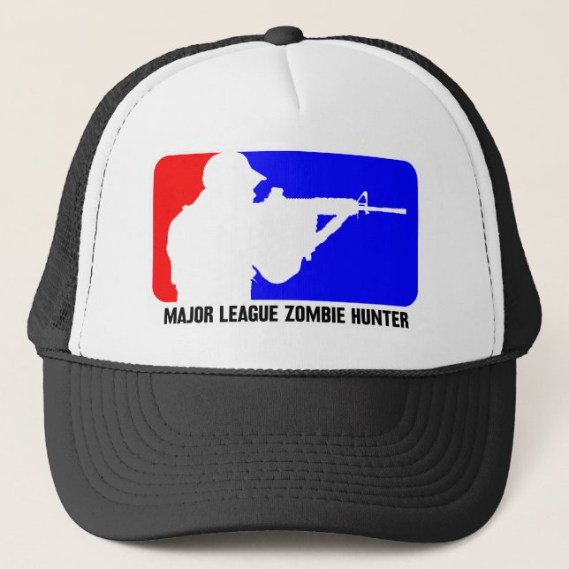 zombie hunter 3 trucker hat (Front)