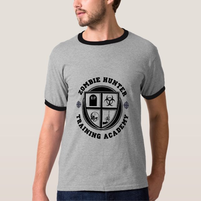 Zombie Hunter Academy T-Shirt (Front)