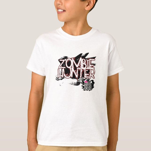 Zombie Hunter - Augmented Reality Fashions T-Shirt (Front)
