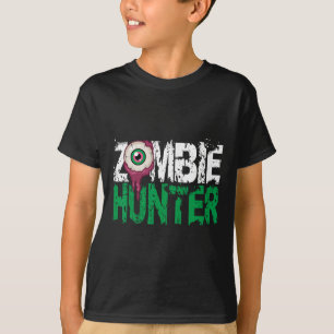 Zombie Hunter Halloween Shirt Cute With An Eye Hun
