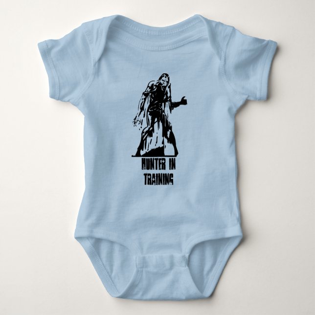 Zombie Hunter in Training Baby Shirt (Front)
