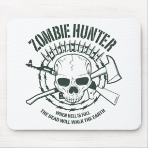 Zombie Hunter Mousepad