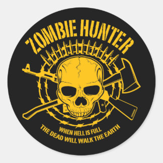 Zombie Hunter Sticker