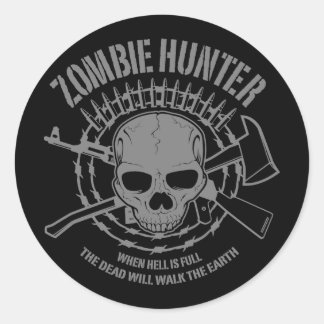 Zombie Hunter Sticker