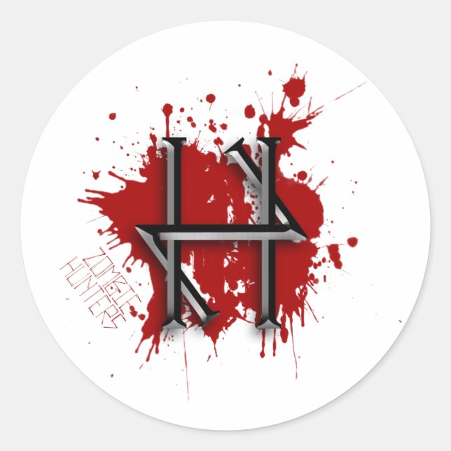 Zombie Hunter Stickers (Front)