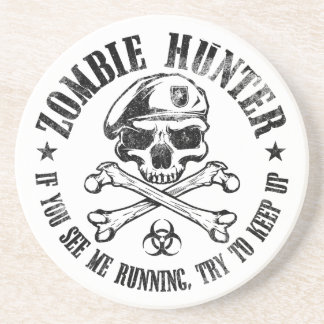 zombie hunter undead living dead coaster