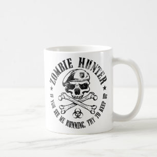 zombie hunter undead living dead coffee mug