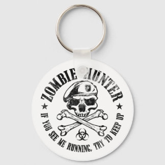 zombie hunter undead living dead key ring