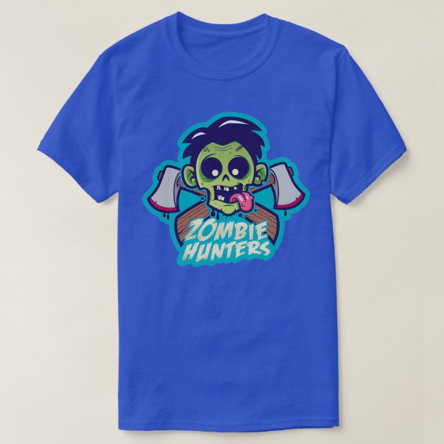 Zombie Hunters Classic TShirt (Design Front)