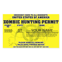 Zombie Hunting Permit
