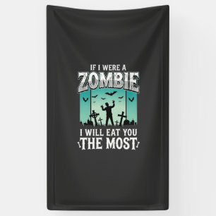 Zombie I Will Eat You Halloween Design_1 Banner