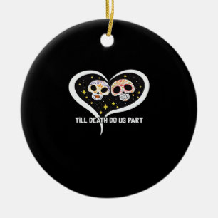 Zombie In Graveyard - Till Death Do Us Part Ceramic Tree Decoration