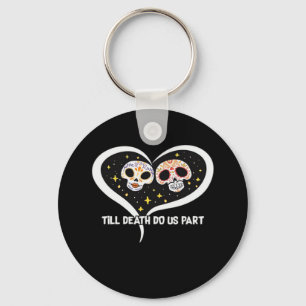 Zombie In Graveyard - Till Death Do Us Part Key Ring