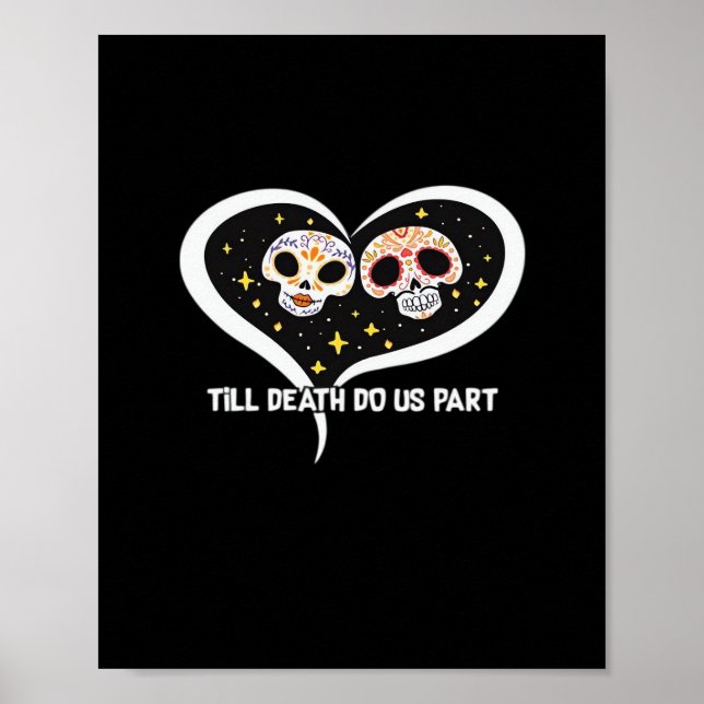 Zombie In Graveyard - Till Death Do Us Part Poster (Front)