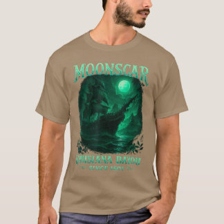 Zombie Island Moon Island Retro toon Halloween T-Shirt