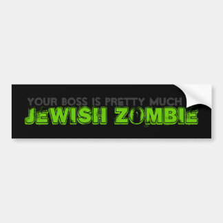 Zombie Jesus Bumper Sticker