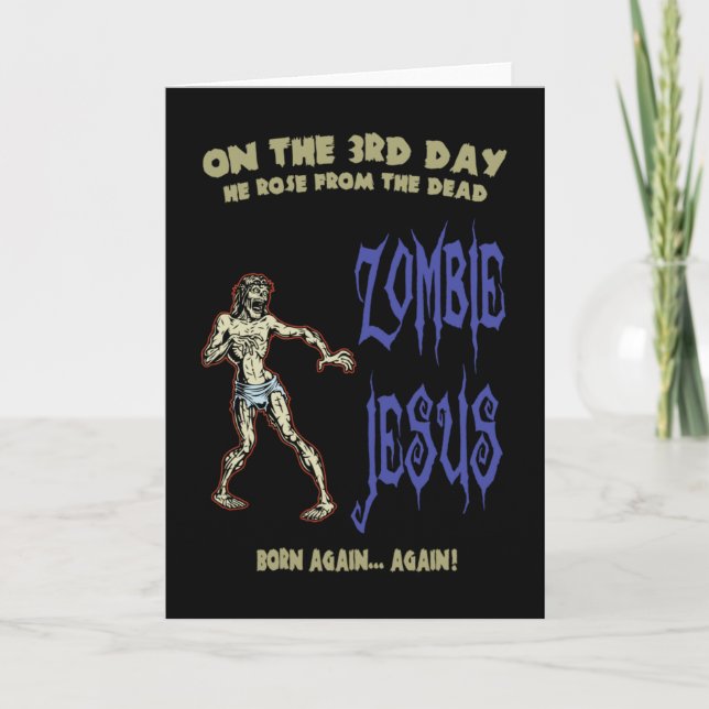 Zombie Jesus Card (Front)